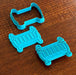 Baby crib cot Cookie Cutter with emboss Stamp. Cookie Cutter Store