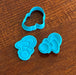 Baby dummy Cookie Cutter with emboss Stamp. Cookie Cutter Store