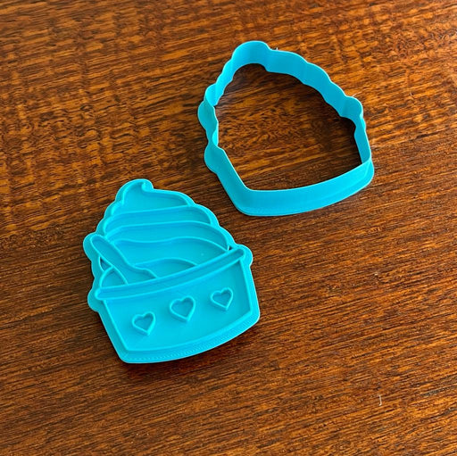 Ice Cream Cookie Cutter & Emboss Stamp, Cookie Cutter Store