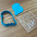 Number 6 Deboss Raised Effect Cookie Stamp & Cutter, Cookie Cutter Store