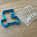 Number 7 Deboss Raised Effect Cookie Stamp & Cutter, Cookie Cutter Store