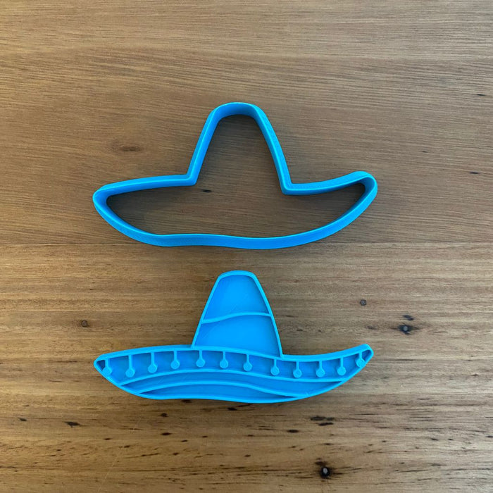 Mexican Sombrero Hat Cookie Cutter and Stamp, Cookie Cutter Store 