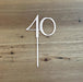 Number 40 in Rose gold, Forty, 40th, cake topper, cookie cutter store
