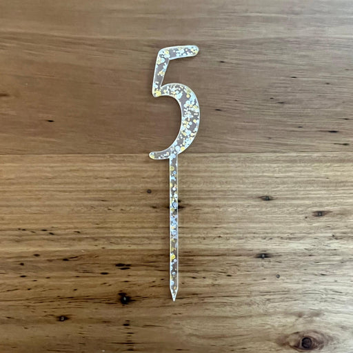 Number 5, cake topper, cookie cutter store