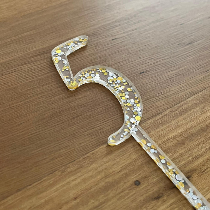 Number 5, cake topper, cookie cutter store