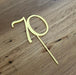 Number 70 in Bright gold, Seventy. 70th, Cake topper, cookie cutter store