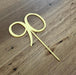 Number 90 in Bright gold, Ninety. 90th, cake topper, cookie cutter store