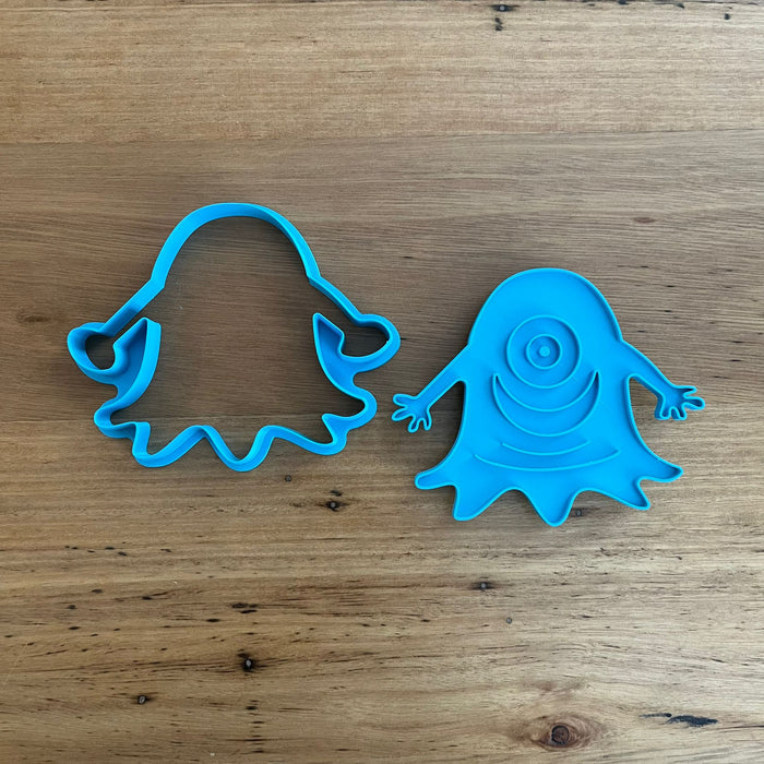 Alien cookie cutter and emboss stamp, cookie cutter store
