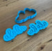 Hawaiian Aloha Cookie Cutter and Fondant Stamp, cookie cutter store