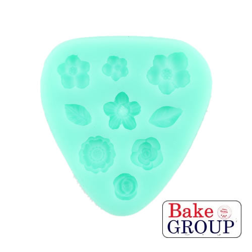 Silicone Mould mixed flowers, Cookie Cutter Store