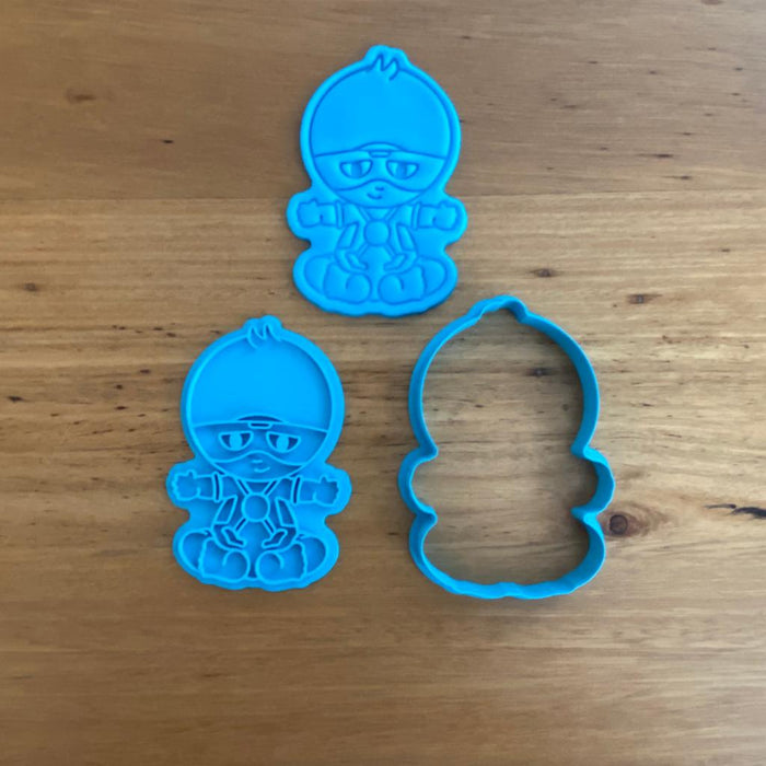 Baby Superhero Flash Cookie Cutter & Stamp, Cookie Cutter Store