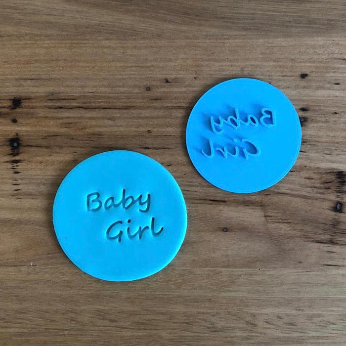 Baby Girl Emboss Stamp, Cookie Cutter Store