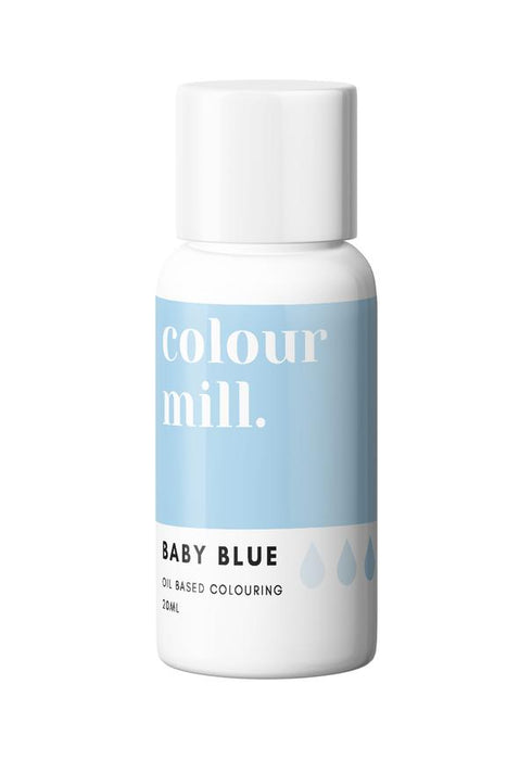 Colour Mill Oil Based Colour for Cookie, Fondant, Royal Icing Colouring, Baby Blue Colour, Cookie Cutter Store