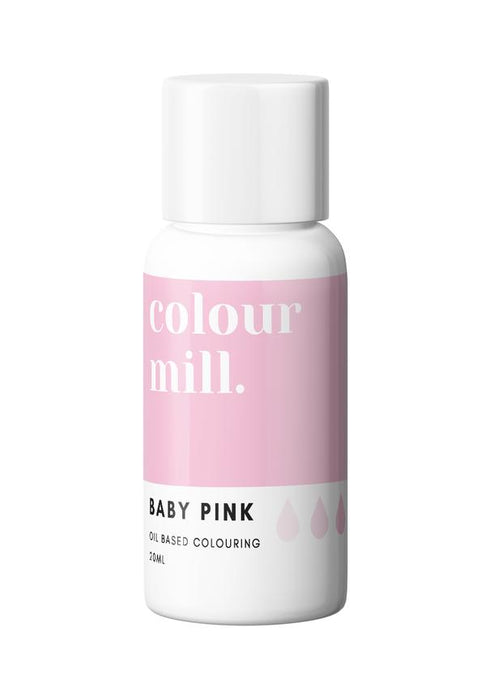 Colour Mill Oil Based Colour for Cookie, Fondant, Royal Icing Colouring, Baby Pink Colour, Cookie Cutter Store
