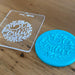 Be Positive Raised Effect, Deboss, Pop Stamp, Cookie Stamp, Cookie Cutter Store