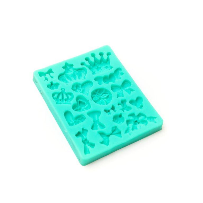 Bows, Hearts and Crowns - Silicone Mould