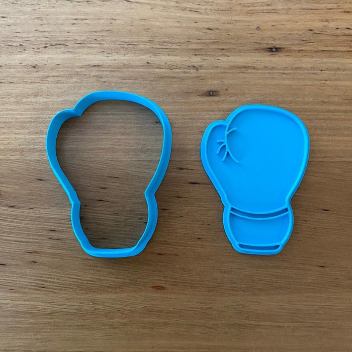 Boxing Glove Cookie Cutter and Emboss Stamp