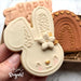 Easter Bunny Deboss Raised Effect Stamp & Cutter, Pop Stamp, deboss stamp and cookie cutter, cookie cutter store