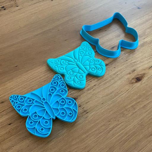 Butterfly Cookie Cutter & optional Emboss Stamp, Cookie Cutter Store