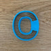 Alphabet Letter Cookie Cutter, Letter C, Cookie Cutter Store