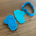 Cactus cookie cutter and matching emboss stamp, from cookie cutter store