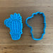 Cactus cookie cutter and matching emboss stamp, from cookie cutter store