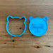 Cat Face Cookie Cutter and Optional Stamp measures approx. 80mm across  Our cutter and stamp set is perfect my making cute little Cats! Meeooww!  Excellent robust Quality with a neat cutting edge. We target next day delivery. Custom designs are possible if you want a different size, or design. Just send an enquiry, or see our custom cookie cutter product, found under the "Custom Items" menu.