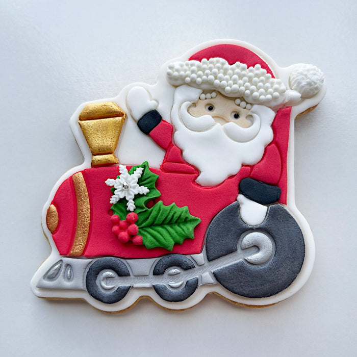 Christmas Train Santa Set 1 of 6 Cookie Cutter & Stamp