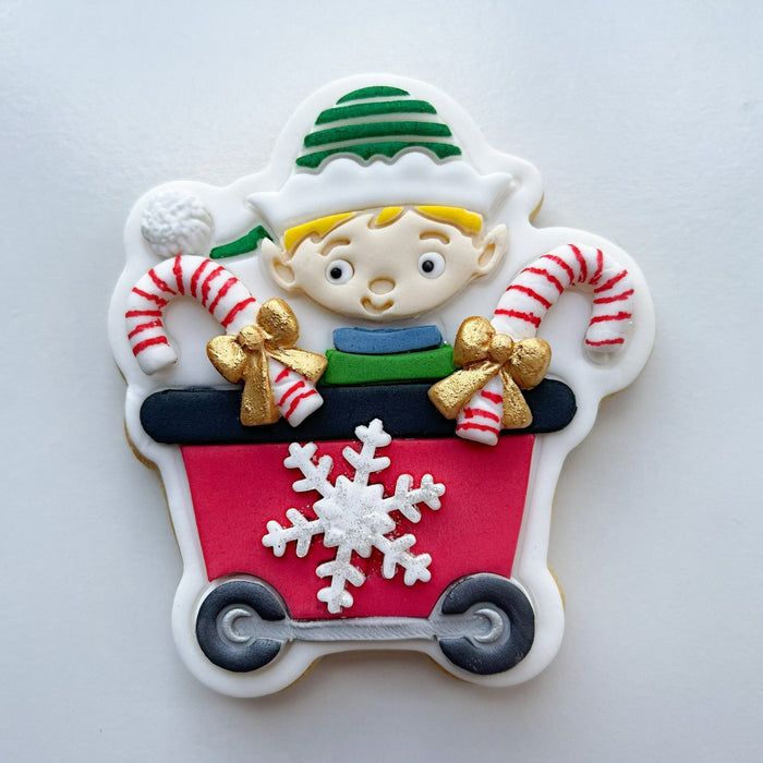 Christmas Train Little Boy Set 3 of 6 Cookie Cutter & Stamp