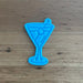 Martini Cocktail Cookie Cutter and Emboss stamp, cookie cutter store