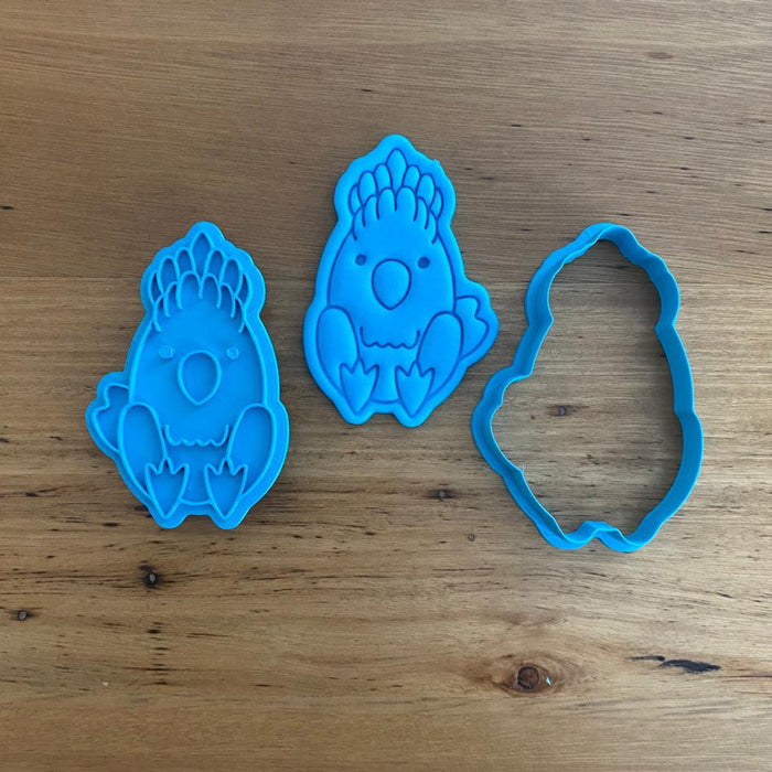 Cody the Cockatoo Cookie Cutter & Emboss Stamp, Cookie Cutter Store