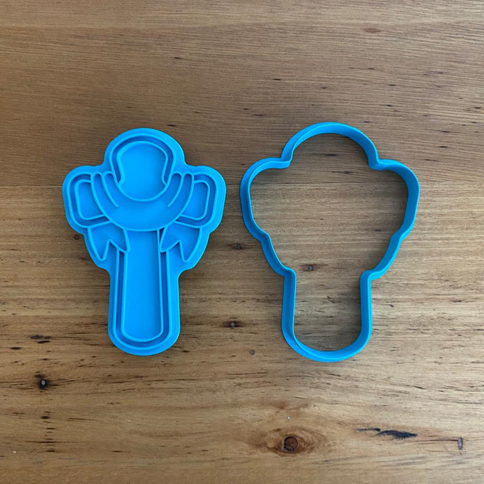 Holy Communion Cross Cookie Cutter & Emboss Stamp, cookie cutter store