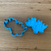 Stegosaurus Dinosaur style #1 - Cookie Cutter & Emboss Stamp, available at Cookie Cutter Store