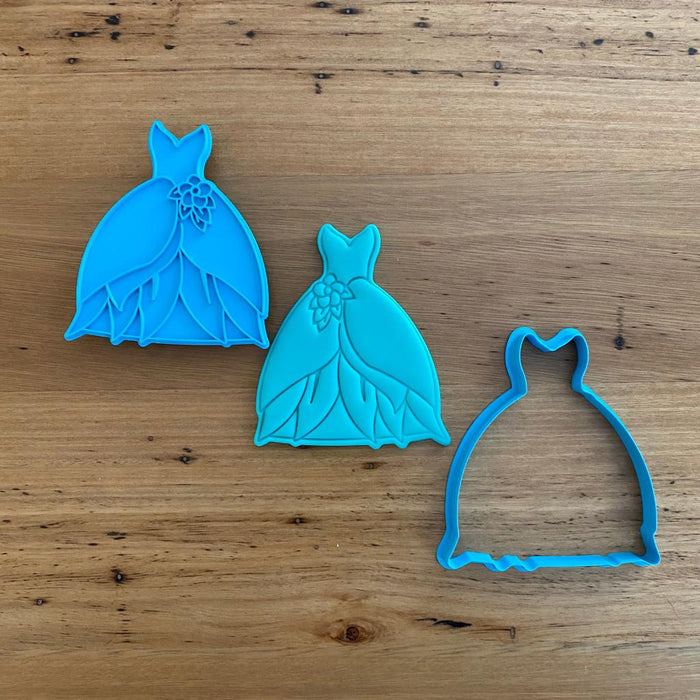Tinkerbell Dress Cookie Cutter & optional Stamp, Cookie Cutter Store