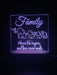 Custom any occasion LED Light as Light Sign and Multi Colour LED Light Base, Cookie Cutter Store