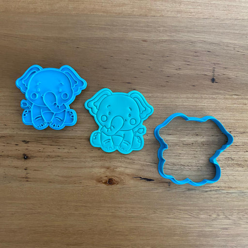 Elephant Cookie Cutter and Stamp, Cookie Cutter Store