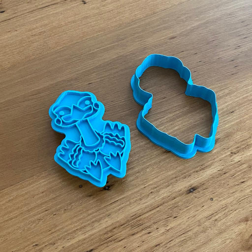 Ethyl the Emu Cookie Cutter & Emboss Stamp, Cookie Cutter Store