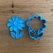 Flower & Pot Cookie Cutter and optional Fondant Stamp  You have 3 options:  1) The outline cutter of the flower in the pot designed for cutting Cookies,  2) The flower cutter with the stamp designed for cutting Fondant to suit the flower and pot in 1) above,  3) All 3,