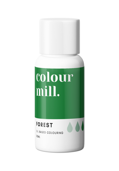Colour Mill Oil Based Colour for Cookie, Fondant, Royal Icing Colouring, Forest Colour, Cookie Cutter Store