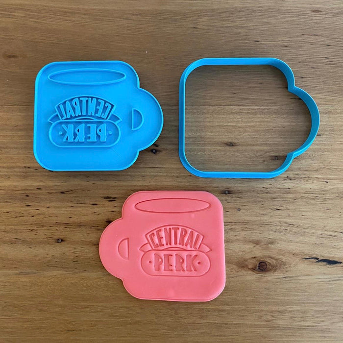 Friends Central Perk Cookie Cutter & Optional Stamp