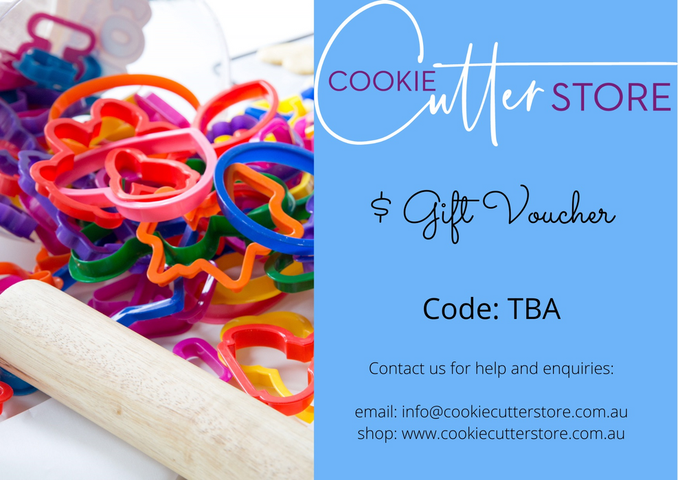 Cookie Cutter Store Gift Voucher, Cookie Cutter Store
