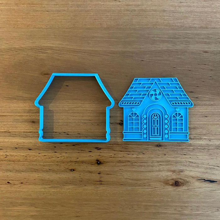 Gingerbread House Front Cookie Cutter & Stamp