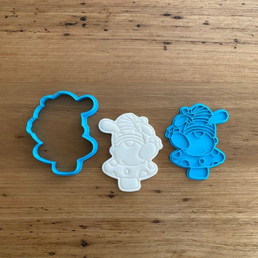 Gnome in Egg Cookie Cutter & Stamp