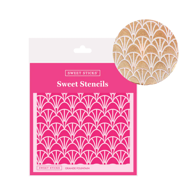 Grande Fountain Cookie Decorating Stencil by Sweet Sticks, Cookie Cutter Store