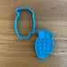 Hand Grenade Cookie Cutter and Stamp