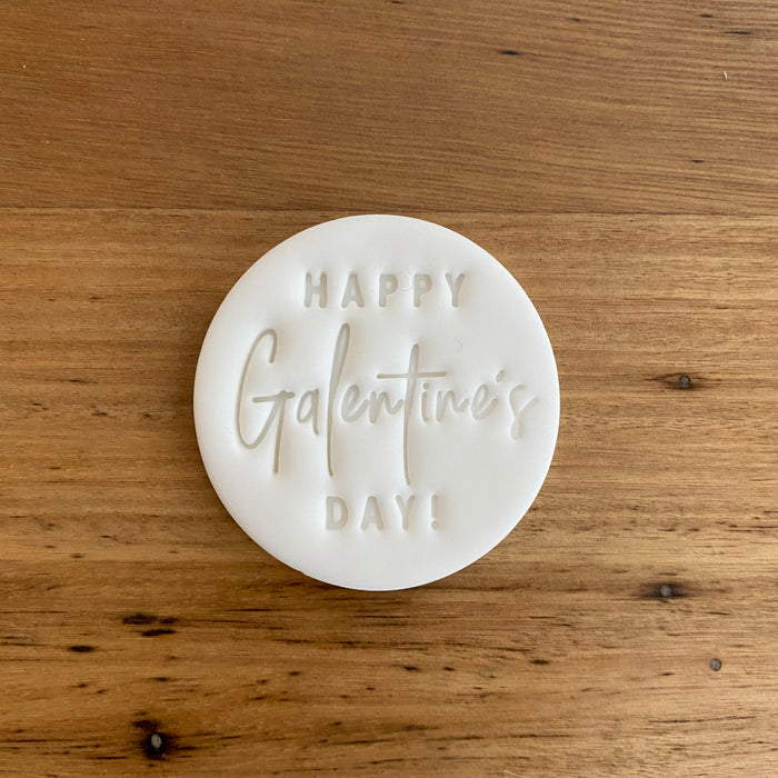 Happy Galentines Cutter and Emboss Stamp and cookie cutter, cookie cutter store