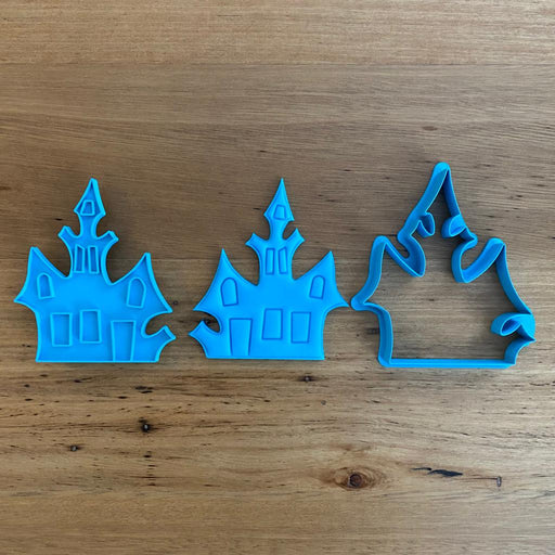 Haunted House for halloween cookie cutter and stamp, cookie cutter store