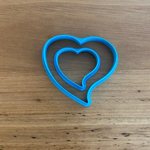 2 Curved shaped heart cookie cutter, cookie cutter store