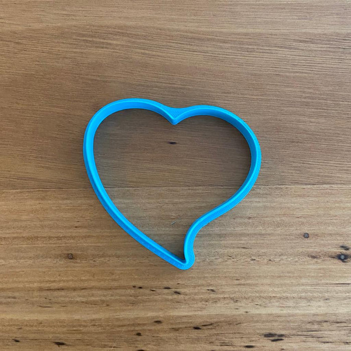 Curved shaped heart cookie cutter, cookie cutter store
