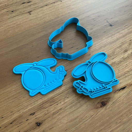 Helicopter Cookie Cutter & Emboss Stamp, Cookie Cutter Store
